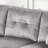 Renza 74 Inch Reversible Sectional Sofa W Chaise, LED USB, Velvet-123140478