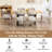 Linen Upholstered Solid Wood Side Dining Chairs-645610329