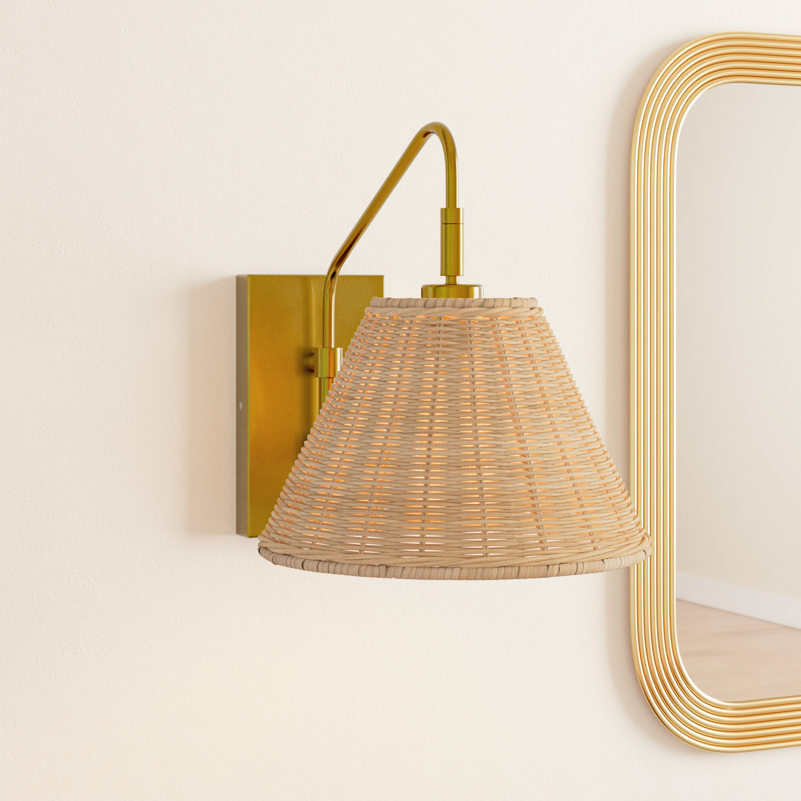 Maebel Single Light Armed Sconce