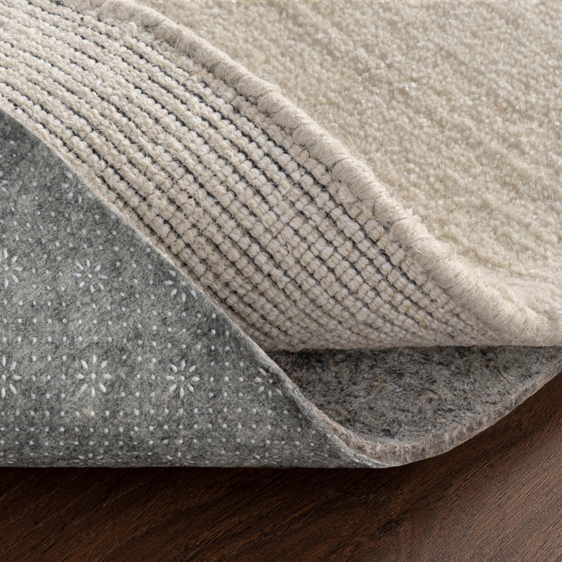Sous-tapis antidérapant à double surface épais (0,15 po) de qualité supérieure Burrus Deluxe, Carré 8 pi