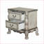 Table de chevet 2 tiroirs Traditional