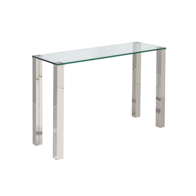 Manuel 120cm Glass Top Console Table