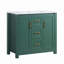 Meuble-lavabo de 36 po avec lavabo simple, meuble-lavabo encastré, armoire de rangement avec 2 portes et 2 tiroirs, fermeture en douceur, rangement multifonctionnel