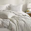 Premium King Bedding Sets, Linen, Striped Design, All-season Comfort