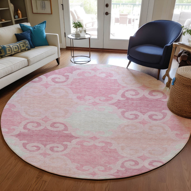 Malek Indoor/Outdoor Area Rug with Non-Slip Backing