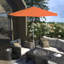 Parasol de patio blanc mat 11 pi.-1893976829