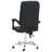 Reclining Office Chair Black Faux Leather
