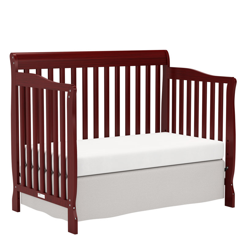 Lit de bébé convertible 5-en-1, Cerisier