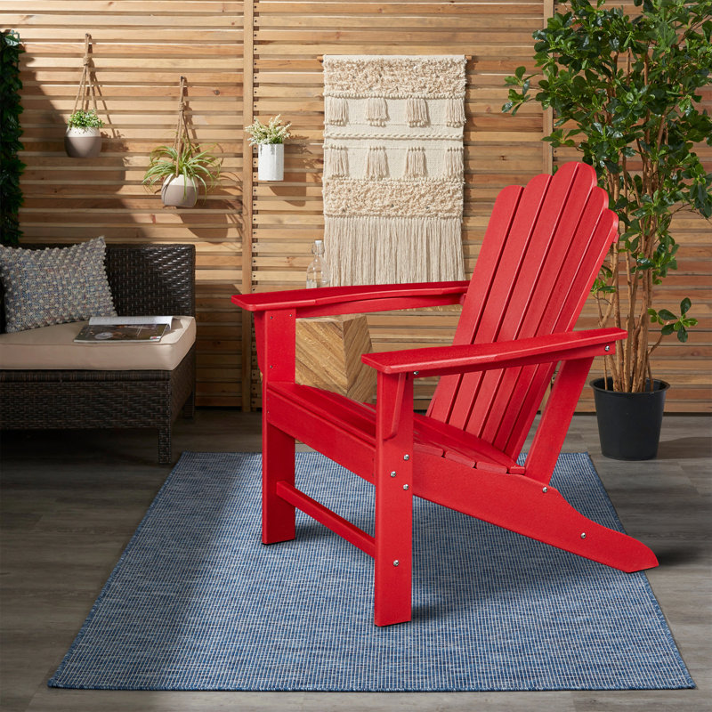 Bostrom Outdoor Adirondack Chair, Red