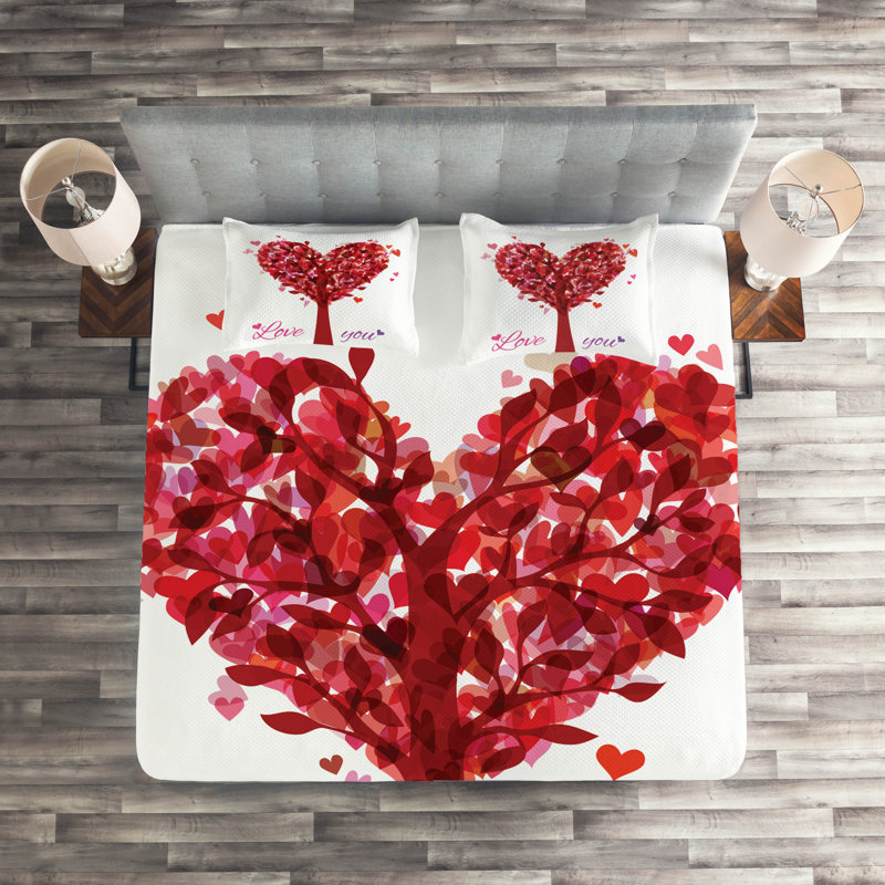 Modern & Contemporary Polyester Coverlet, King Bedspread + 2 Shams
