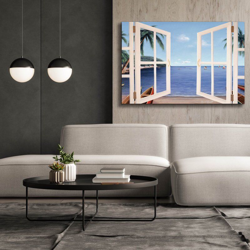 «Day Dreams Window» par Diane Romanello, H 40 po x l 60 po x P 1,5 po