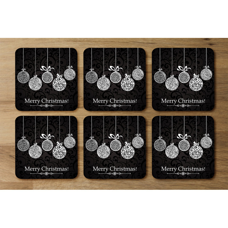 Square 6 Piece Coaster Set