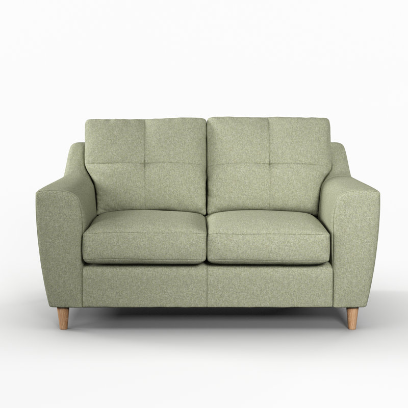 Espitia 2 Seater Polyester Tufted Sofa, Sage, 2