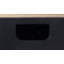 Console avec design exclusif, porte d'entrée à motif, portes à ouverture tactile, système de verrouillage magnétique et gestion des câbles