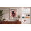 Cherry Blossom Cat Japandi - Wrapped Canvas-1254756242-1254756229
