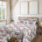 Ambesonne Watercolor Botany Sheet Set 4 Pcs Retro Boho Bloom-109495391-109495331