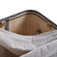  100L Wood Laundry Basket A Compartment Flip Lid Removable Lining Grey-2027225607-2027225606