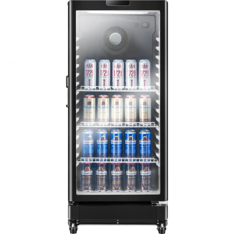 Réfrigérateur commercial à boissons en verre 5,7 pieds cubes