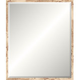 Blonde Burl Mirror