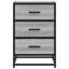 40cm W Metal Bedside Table-1167384355