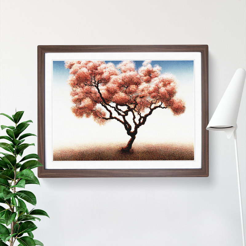 Stupendous Tree - Single Picture Frame Print, 34cm H x 46cm W x 2cm D, Walnut Framed