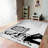 Exquisite Non-Woven Thin Type Printed Rug with Intricate Floral Motif and Rich Color Palette for a Luxurious Touch to Your Home Decor-1652820121