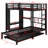 Metal Bunk Bed With Wardrobe, Trundle, Foldable Desk, Ladders-2006420632