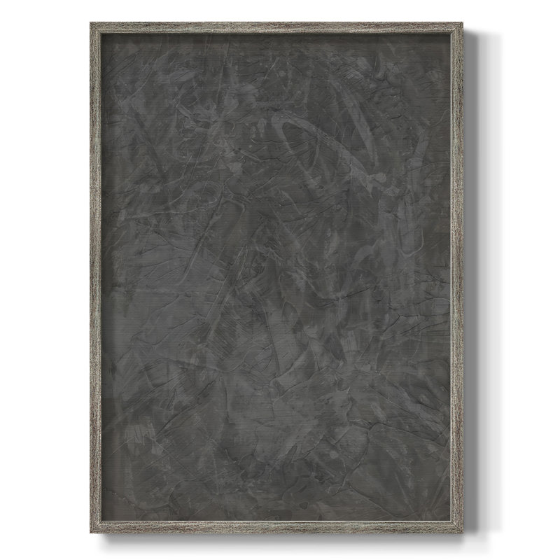 «Dark Intrigue I», reproduction encadrée - bois massif, H 15 po x l 12 po