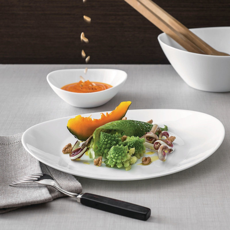 Prometeo Glass Dinnerware Set 18 Piece - Service for 6