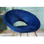 Chaise d'appoint d'intérieur et rembourrée avec base au fini doré-1878872276
