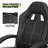 Recliner Upholstered Video Gaming Chair with Ottoman