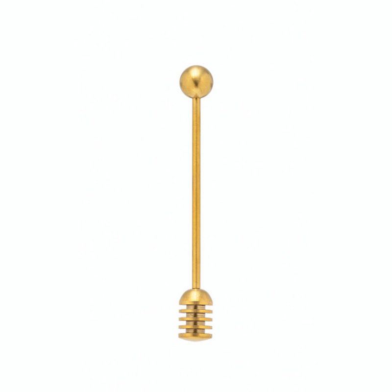 Gold Finish Stainless Steel Honey Dipper