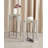 Indae Glass Top End Table