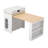 Extendable Dining Table with Folding Tabletop-2003961355