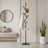 Black Tree-Shaped Metal Coat Rack, 8 Hooks For Easy Storage Of Clothes, Hats, And Scarves, Cast Iron Base For Stability, Heavy-Duty Independent Model.