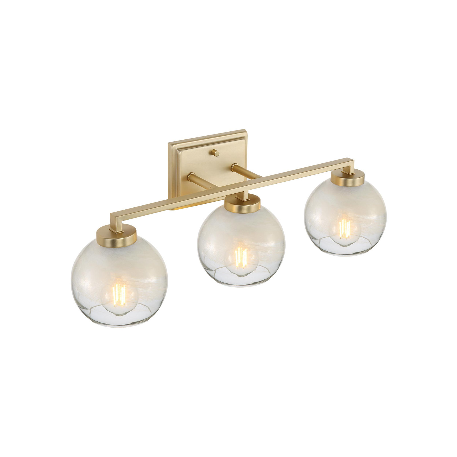 3-Light Vanity Light, Brushed Champagne Bronze