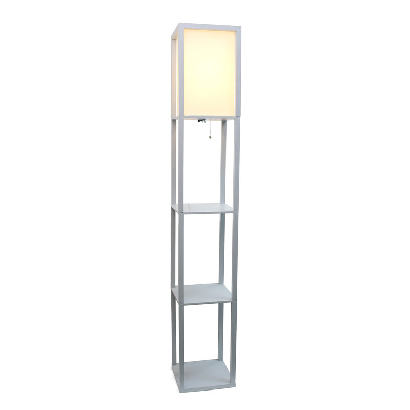 Lampe sur pied 63 po Priston, Gris