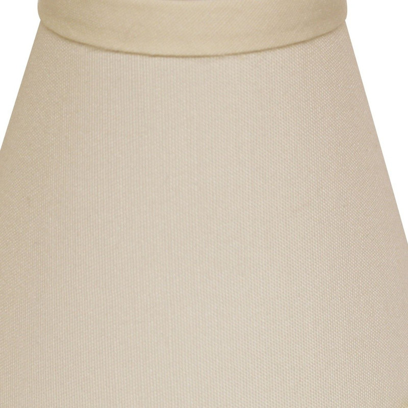 Ensemble de 6 abat-jour sans lustre, H 4 po x l 4 po x P 4 po, Ivoire ivoire