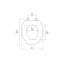Siège de toilette allongé en bois moulé de qualité standard-52097876