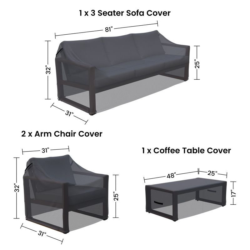 Housses pour meubles de patio Arunas
