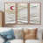 Toile avec cadre flottant brun
