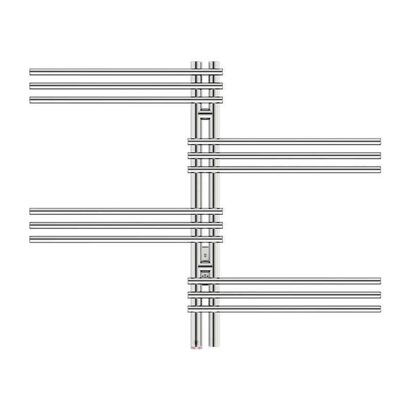 Loft Wall Mounted Towel Bar, Polished Stainless Steel