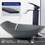 Robinet de salle de bain à cascade, robinet d'évier de salle de bain à poignée simple avec bonde escamotable, sans trop-plein-101133177