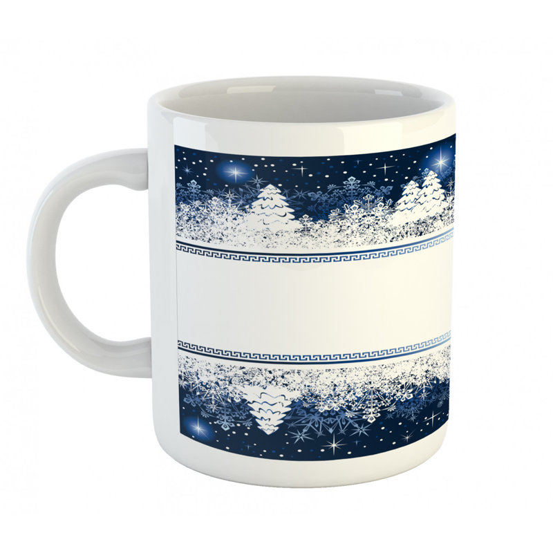 Grande tasse à café frosty