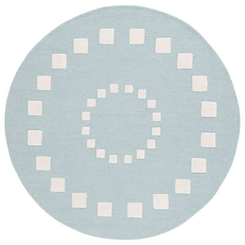 Krystyna 85% laine touffetée à la main; Tapis 15% coton, Rond 3 pi