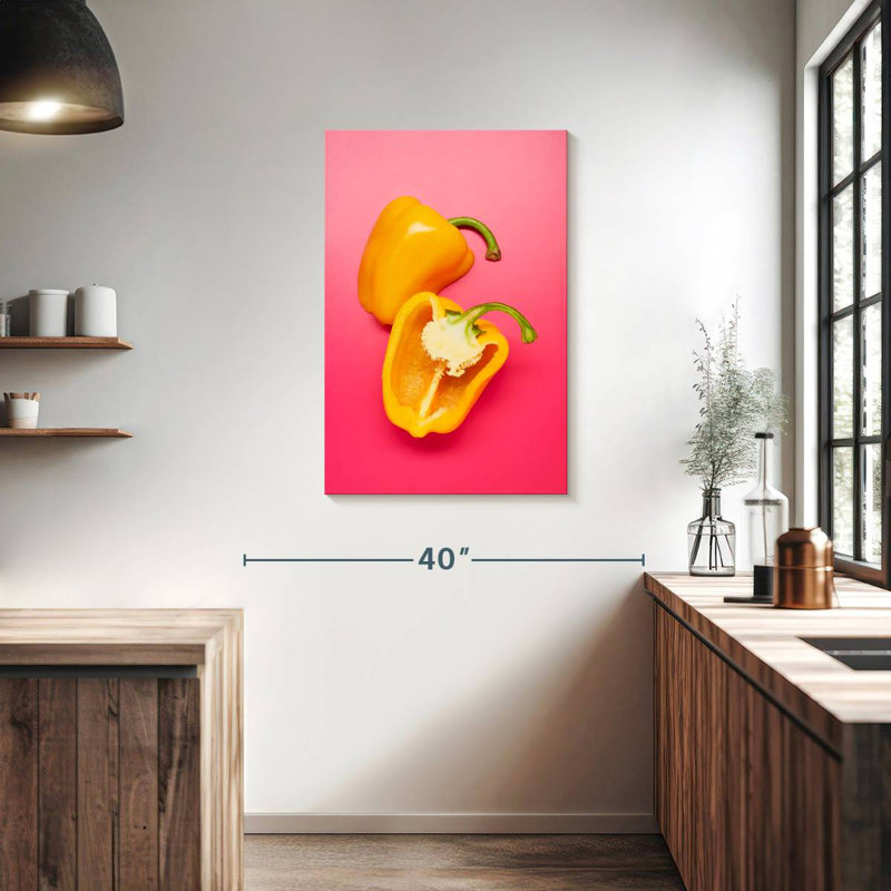 Yarlin Yellow Bell Pepper, 36" H x 24" W