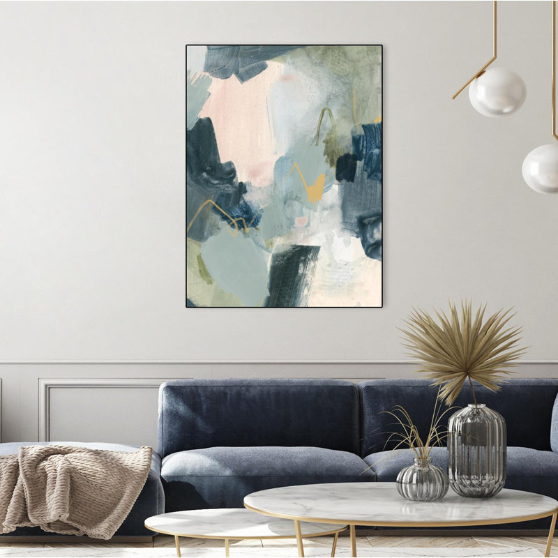 «Lago Ii», toile encadrée par Giant Art, H 40 po x l 30 po
