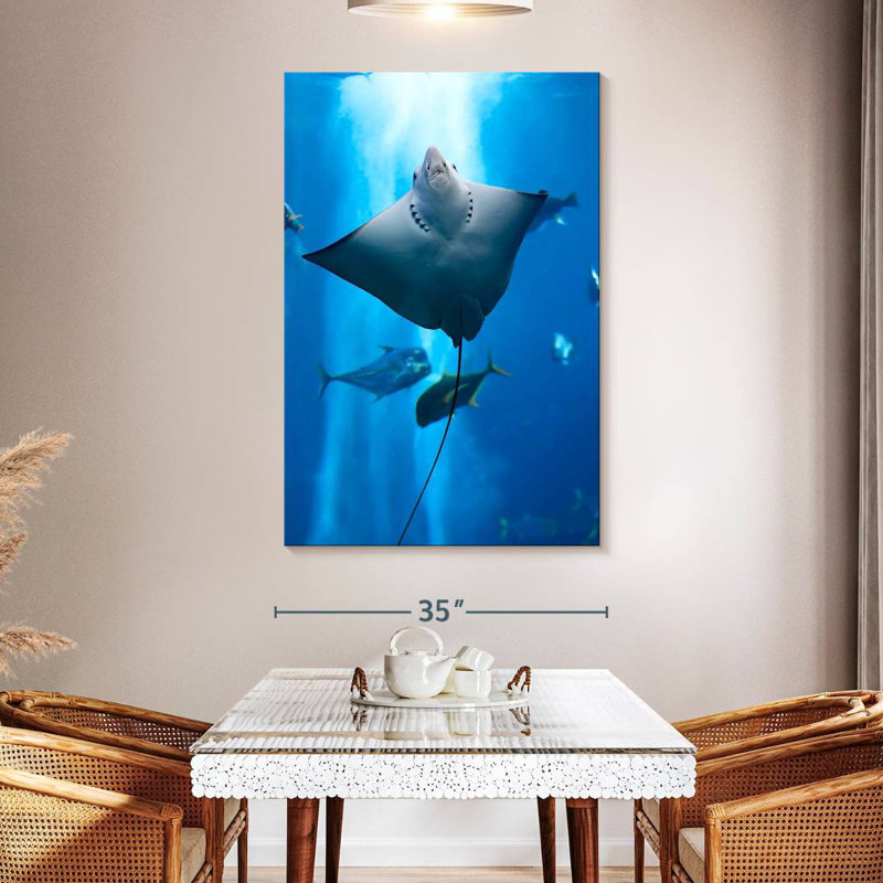 Brampt Manta Ray, 51" H x 34" W