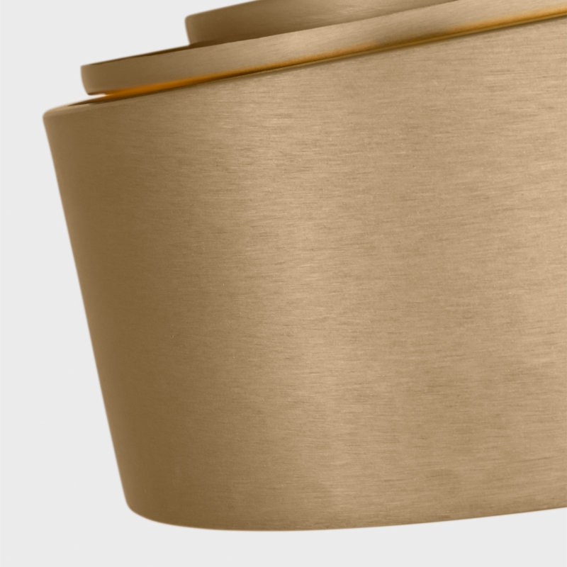 Plafonnier moyen Albee de Génération Lighting , Laiton satiné