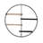 Khala 4 Piece Circle Solid Wood Accent Shelf-24897819
